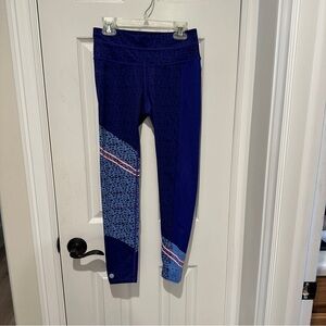 Athleta Asym Camo Sonar 7/8 Tights Leggings Size XS